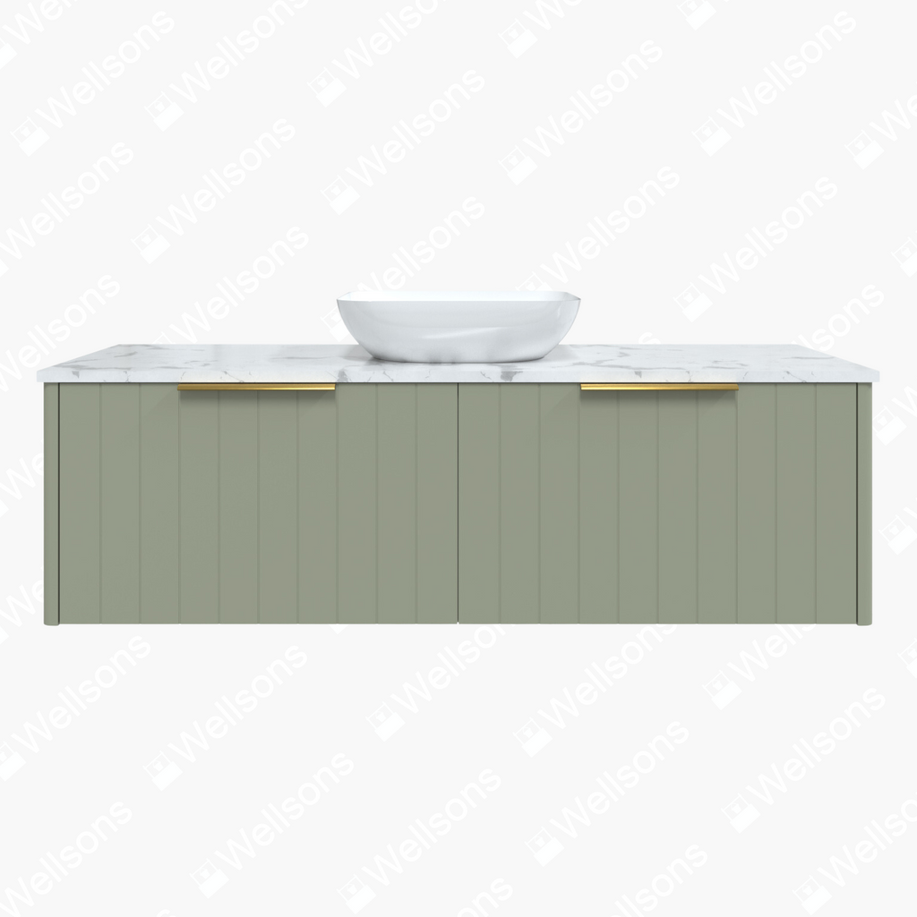 Timberline Saba Wall Hung Vanity With Above Counter Basin