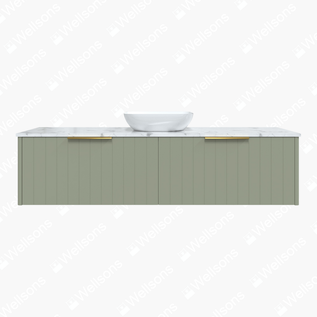 Timberline Saba Wall Hung Vanity With Above Counter Basin