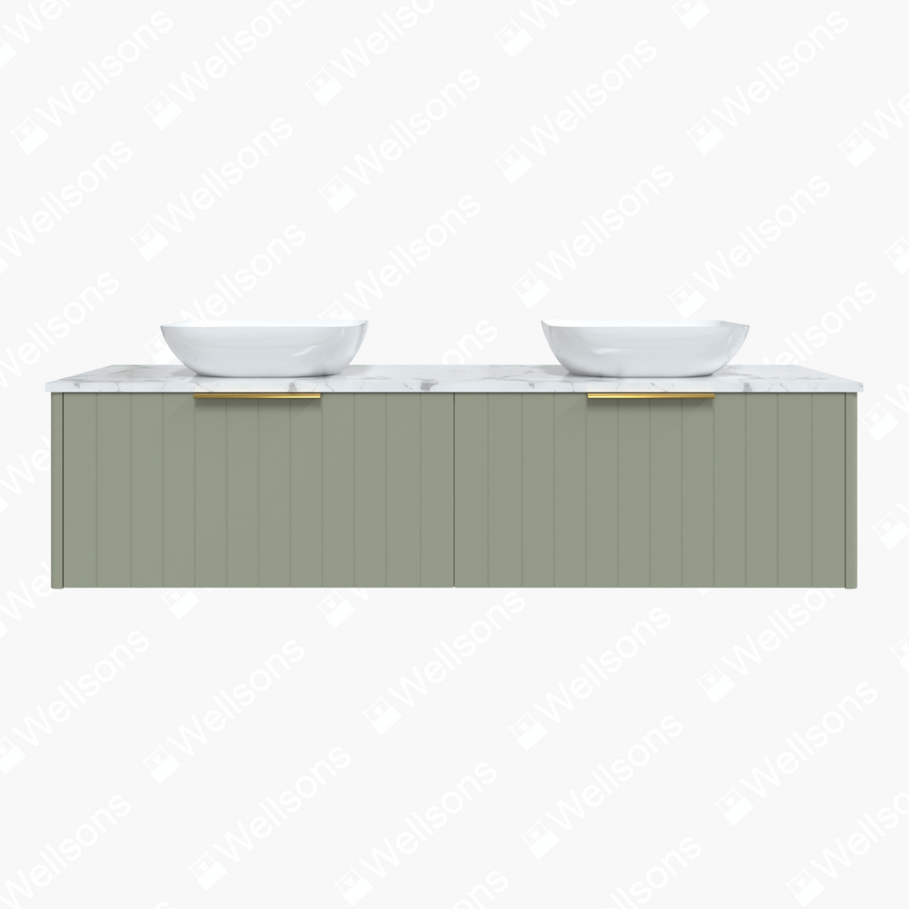 Timberline Saba Wall Hung Vanity With Above Counter Basin