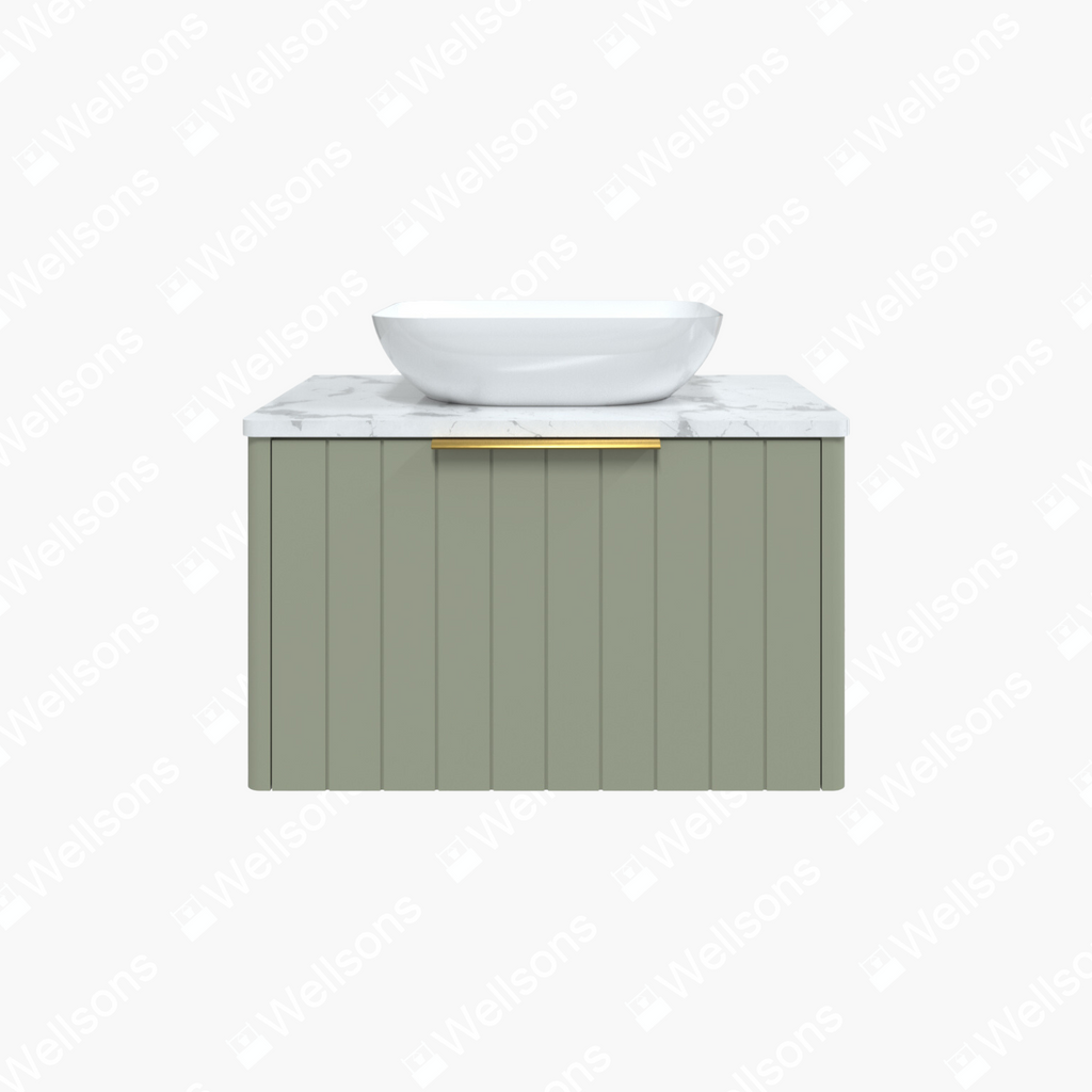 Timberline Saba Wall Hung Vanity With Above Counter Basin