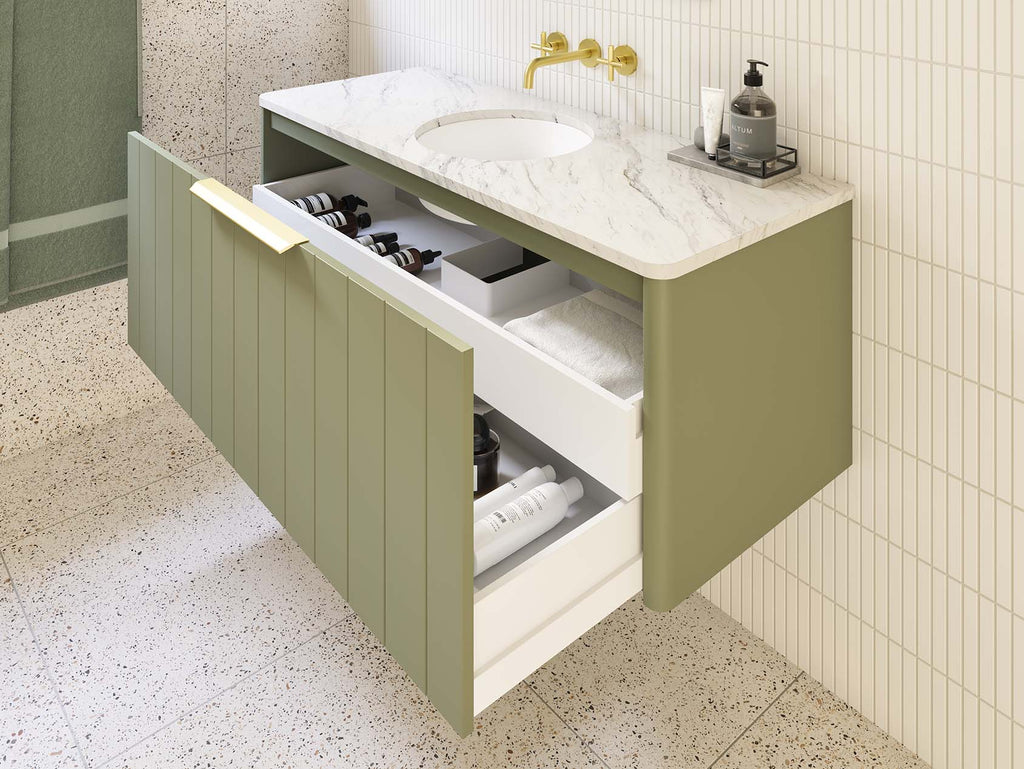 Timberline Saba Wall Hung Vanity With Under Counter Basin