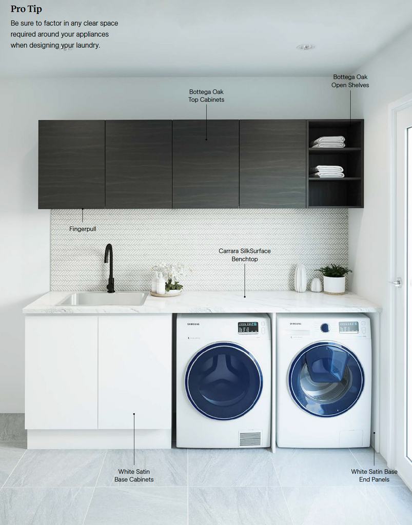 Timberline Custom Laundry Cabinet Package 2232mm