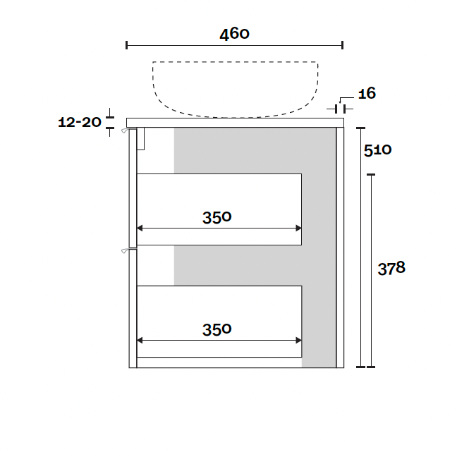 Marquis Shore Wall Hung Vanity