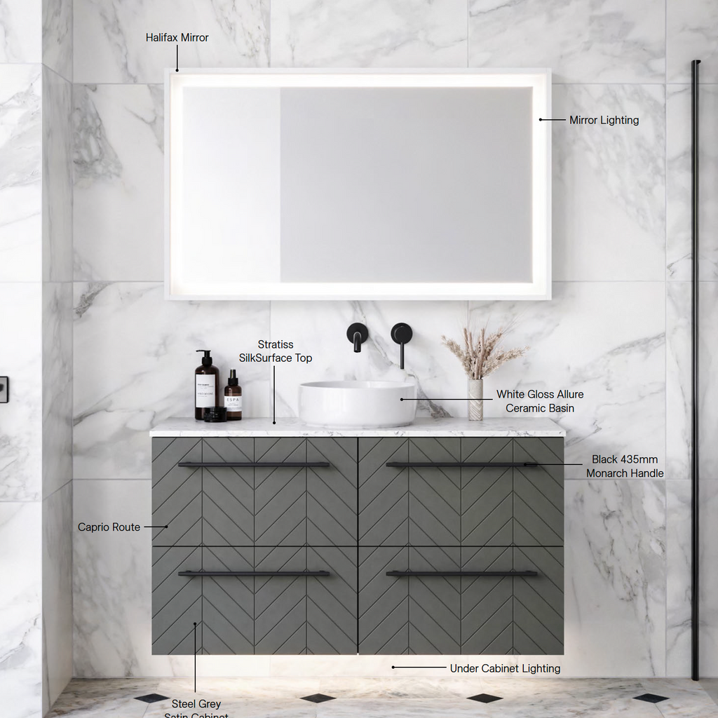 Timberline Sutherland House Caprio Wall Hung Vanity