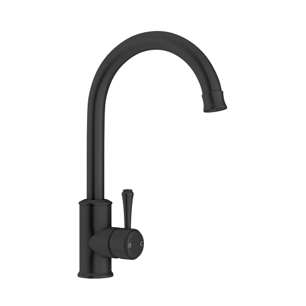 Augustine Classic Traditional Sink Mixer - Matte Black