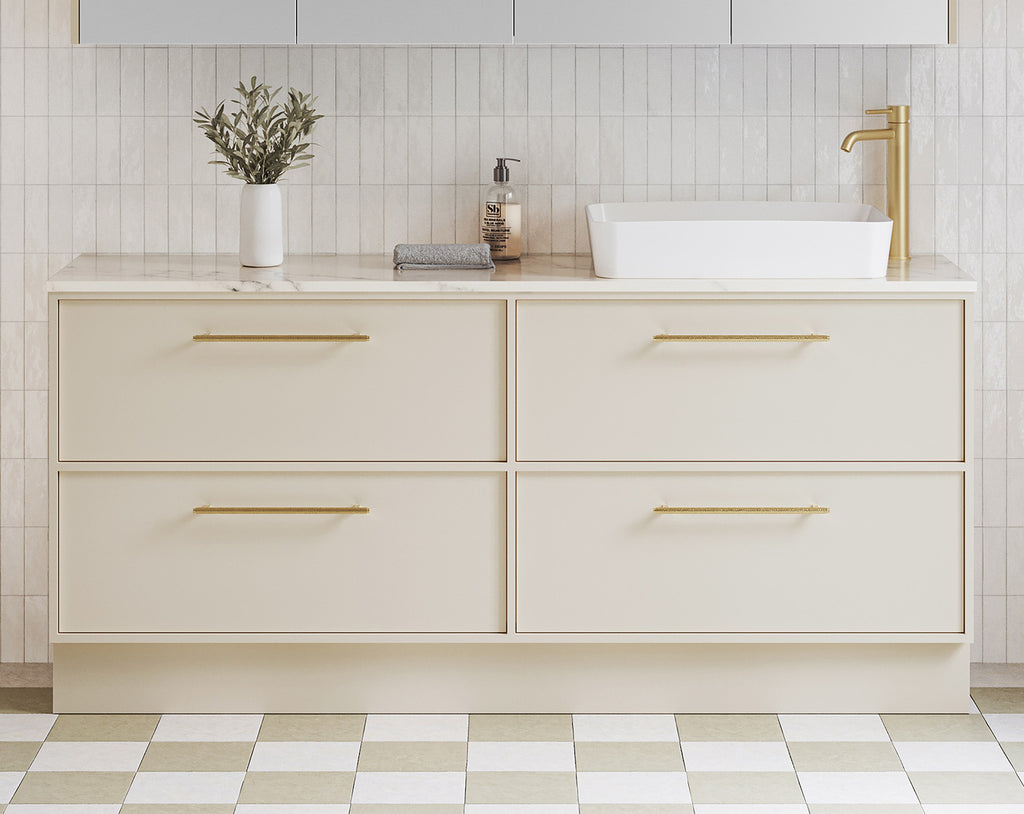 Timberline Taro Floorstanding Vanity with SilkSurface Top and Above Counter Basin