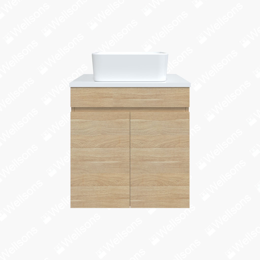 Timberline Bargo Wall Hung Vanity with Silksurface Top & Basin