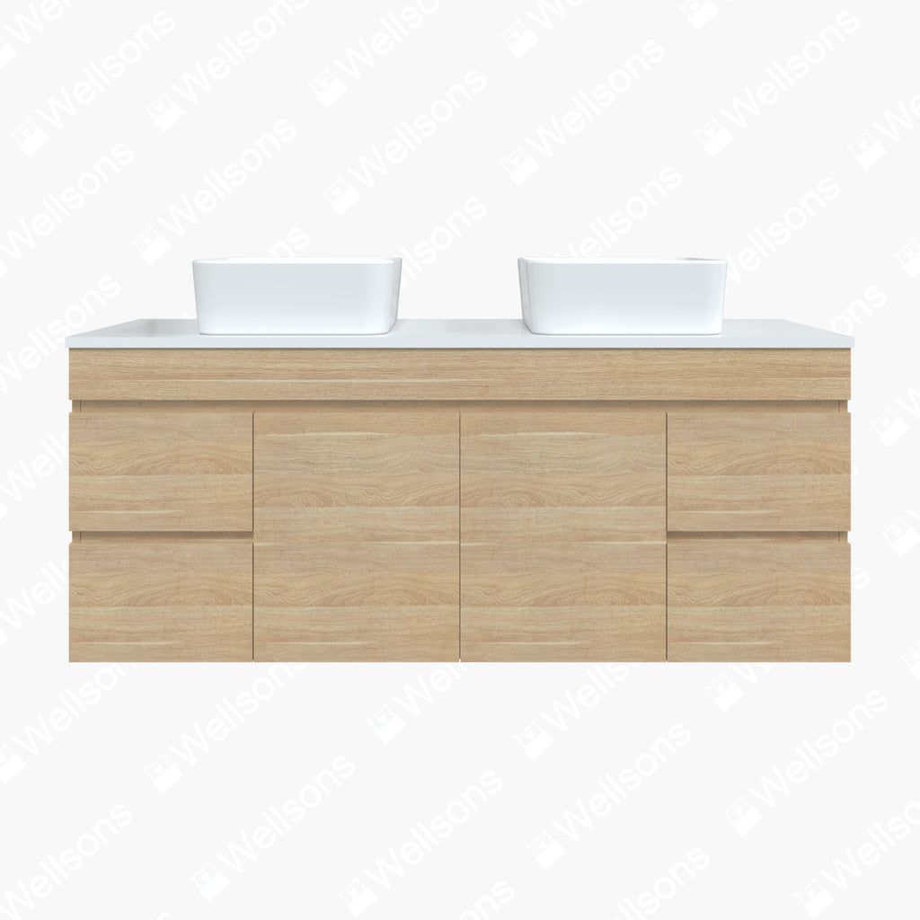 Timberline Bargo Wall Hung Vanity with Silksurface Top & Basin