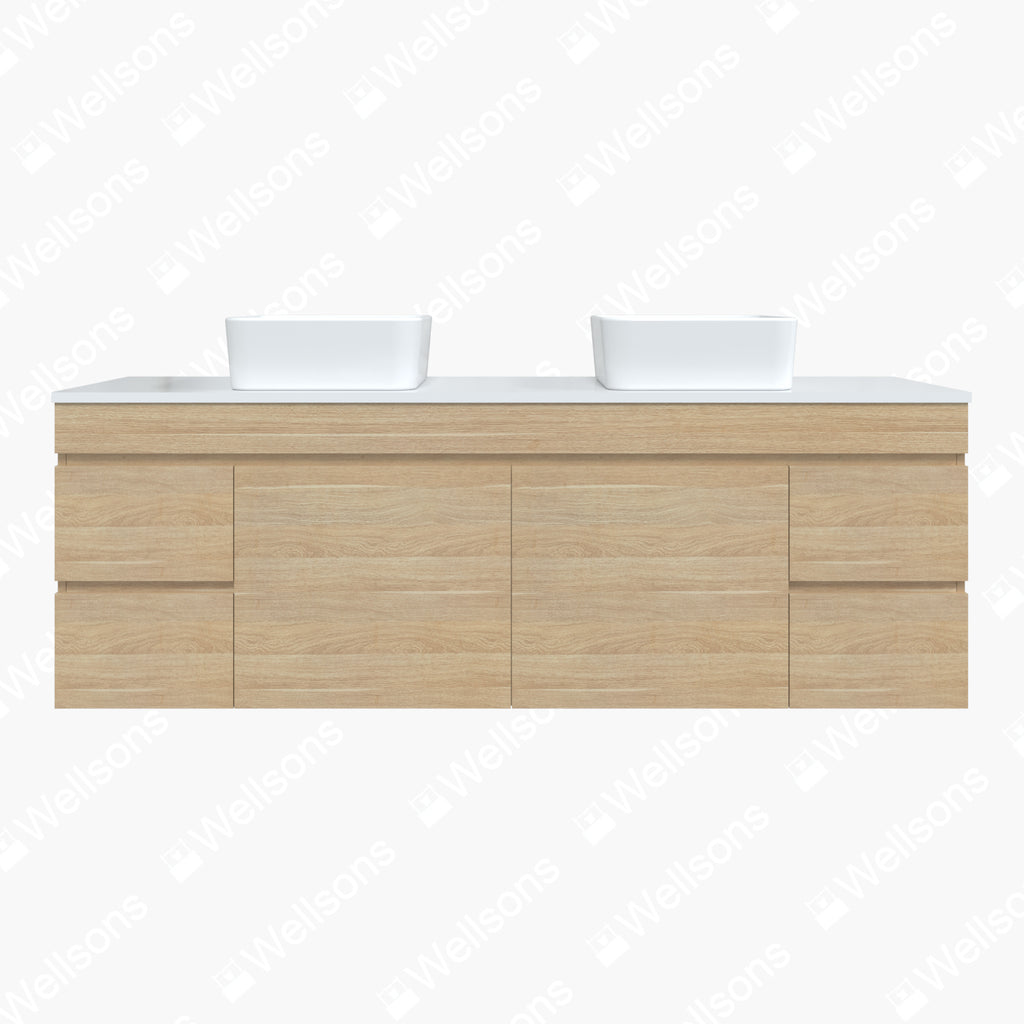 Timberline Bargo Wall Hung Vanity with Silksurface Top & Basin