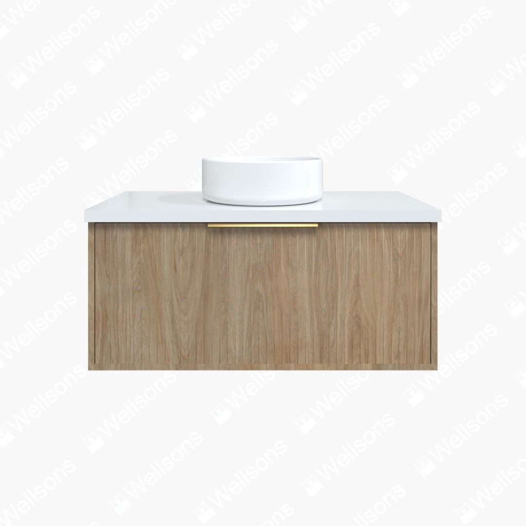 Timberline Elwood Dockland Wall Hung Vanity With Above Counter Basin
