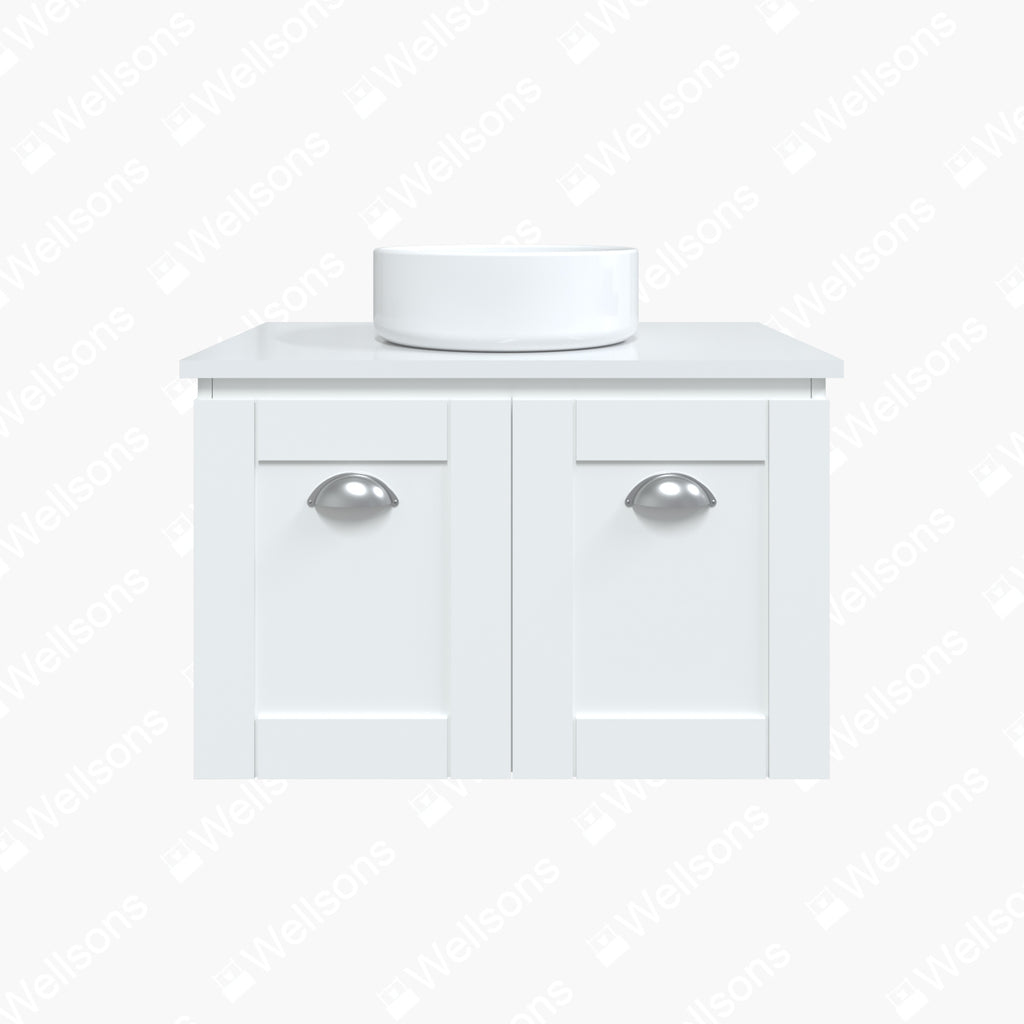 Timberline Victoria Wall Hung Vanity with Silksurface Top & Above Counter Basin