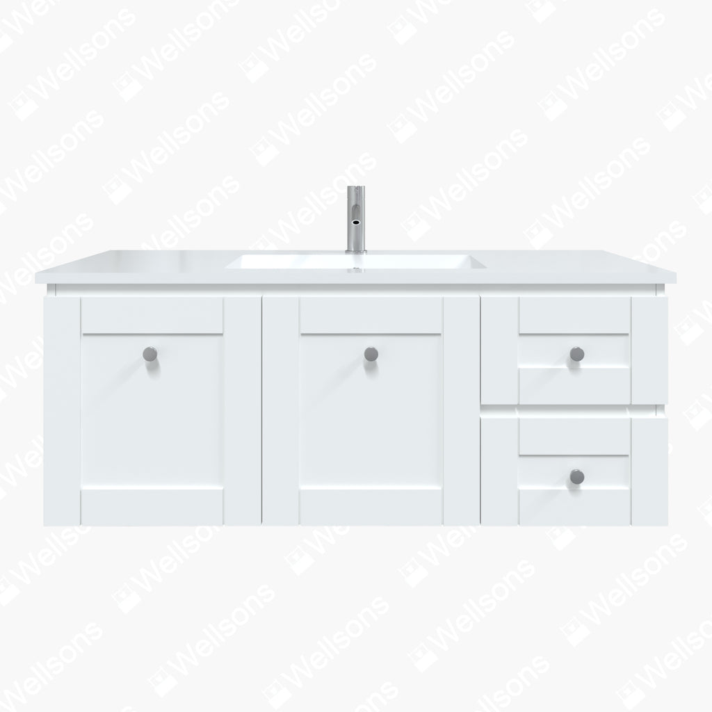 Timberline Victoria Wall Hung Vanity with Alpha Ceramic Top
