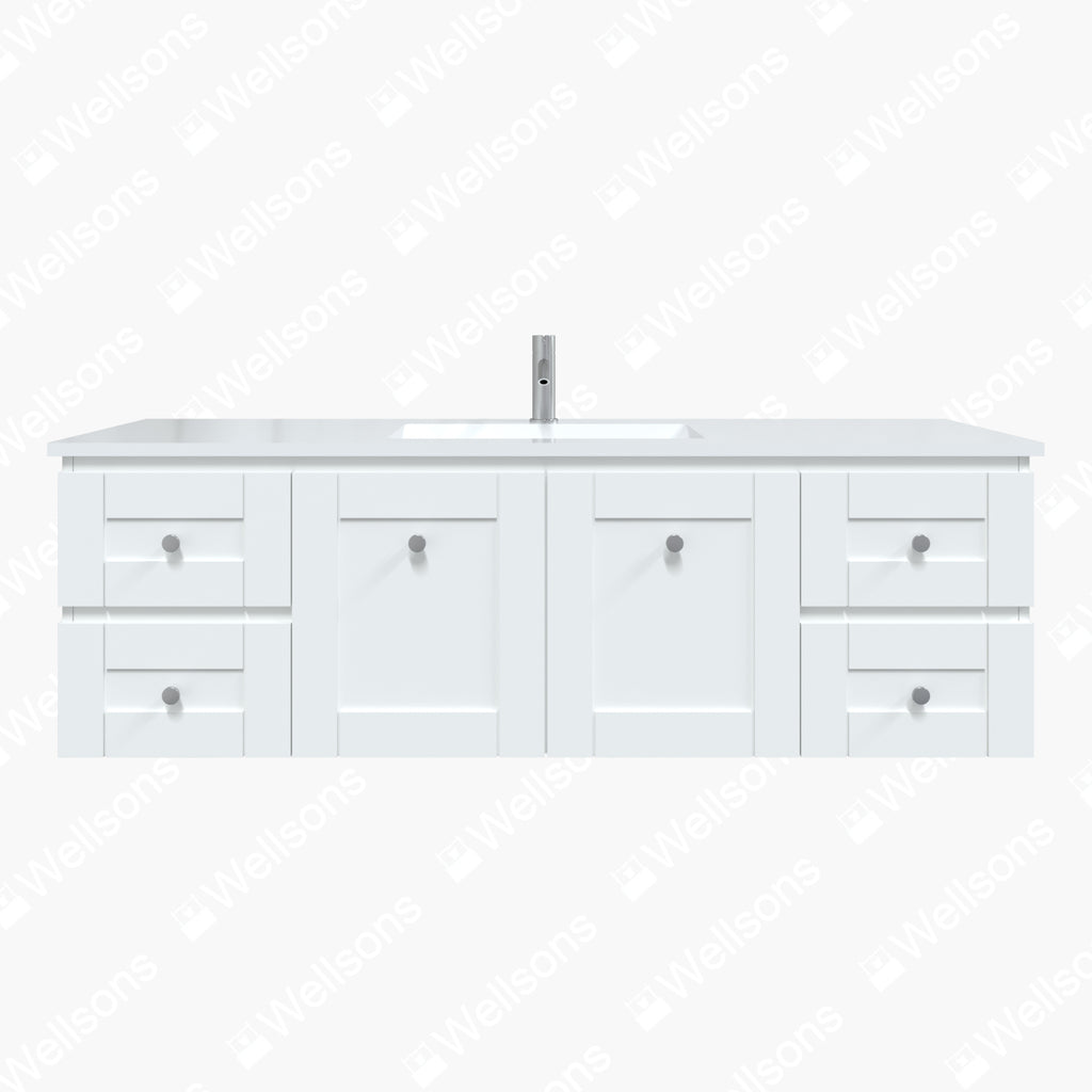 Timberline Victoria Wall Hung Vanity with Alpha Ceramic Top