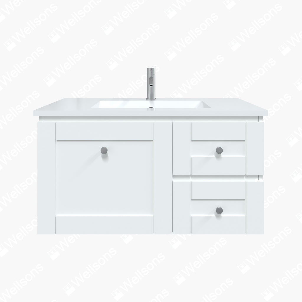 Timberline Victoria Wall Hung Vanity with Alpha Ceramic Top