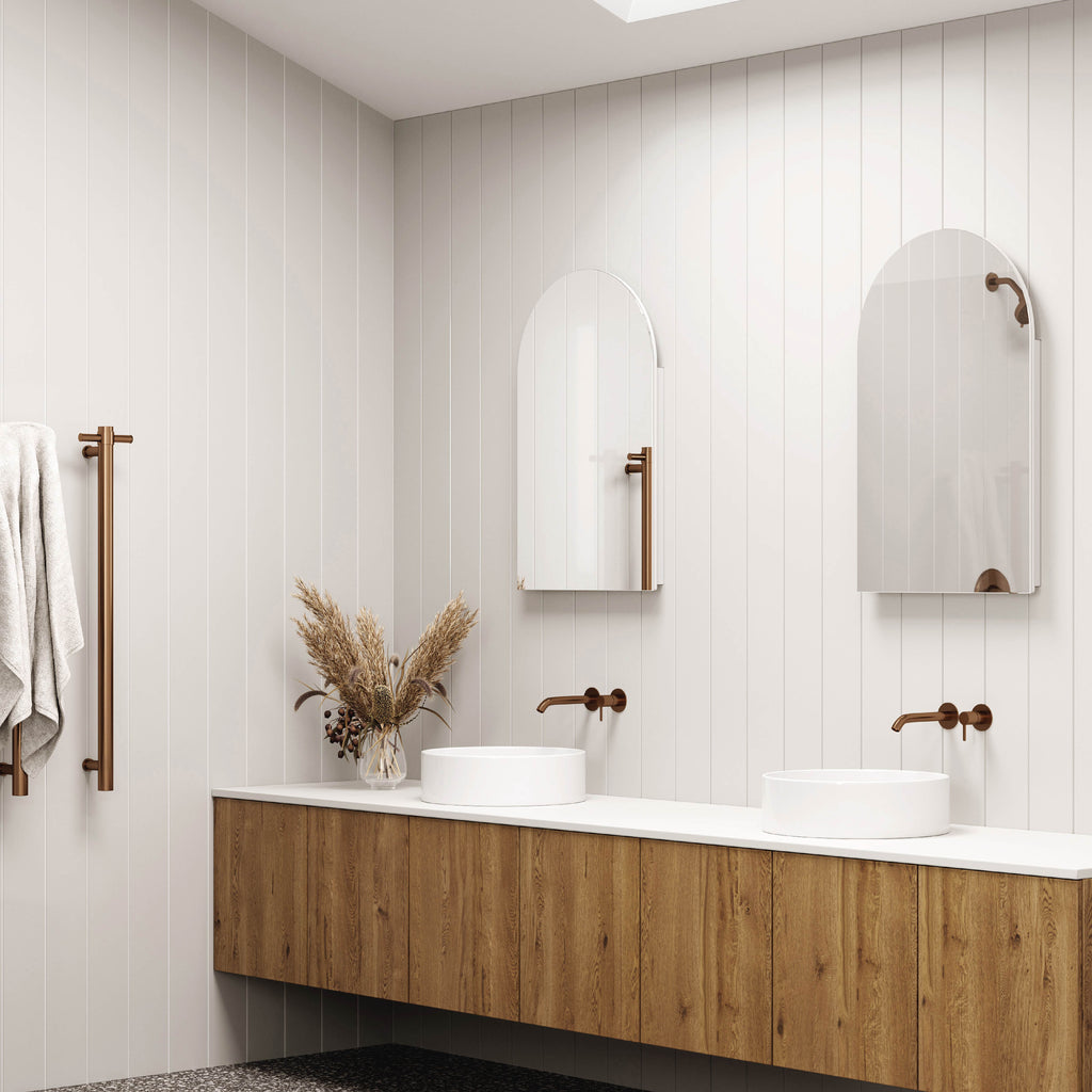 Thermogroup Ablaze Vienna Arch Mirror Cabinet - White