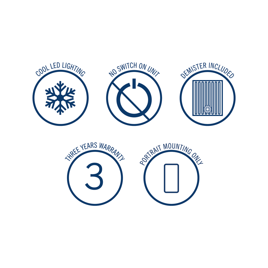 Thermogroup Ablaze Arch Shape Premium Backlit Mirror