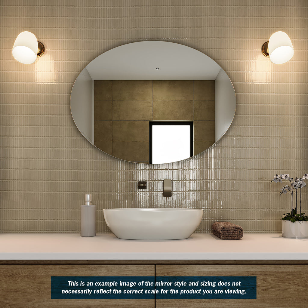 Thermogroup Ablaze Cody Oval Polished Edge Mirror