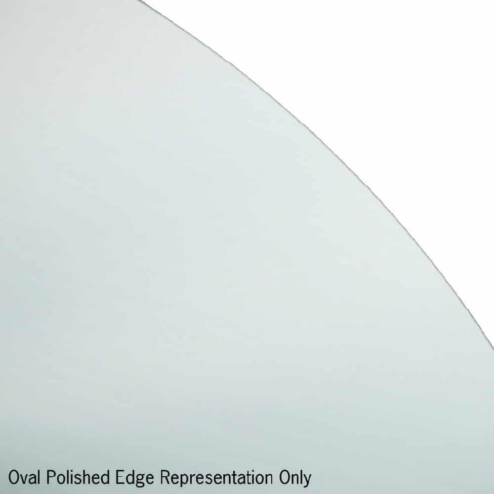 Thermogroup Ablaze Cody Oval Polished Edge Mirror