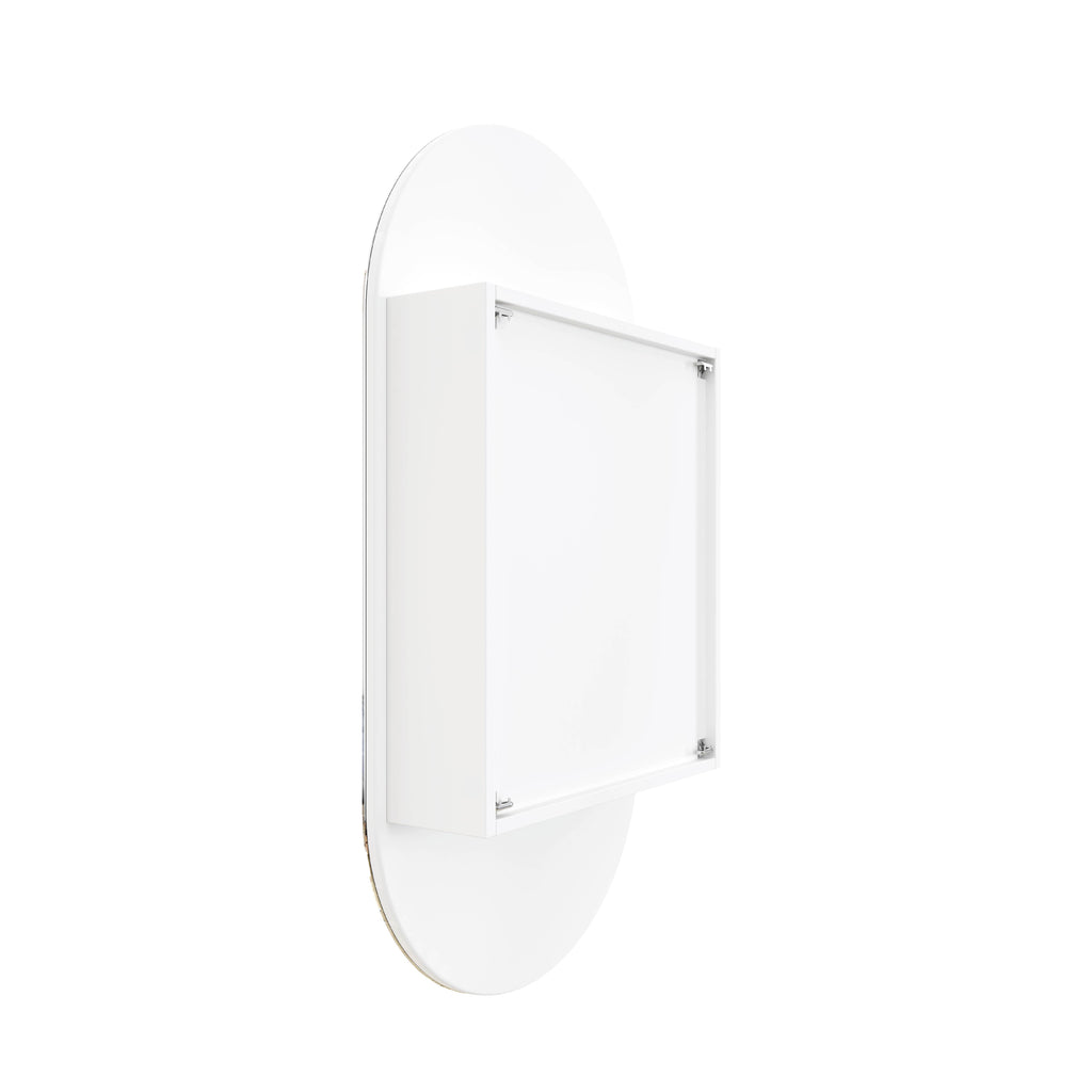 Thermogroup Ablaze Lincoln Pill Mirror Cabinet - White