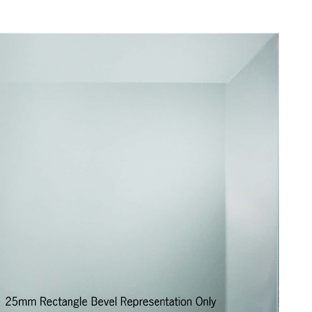 Thermogroup Ablaze Montana Rectangle Bevel Edge Mirror with Demister