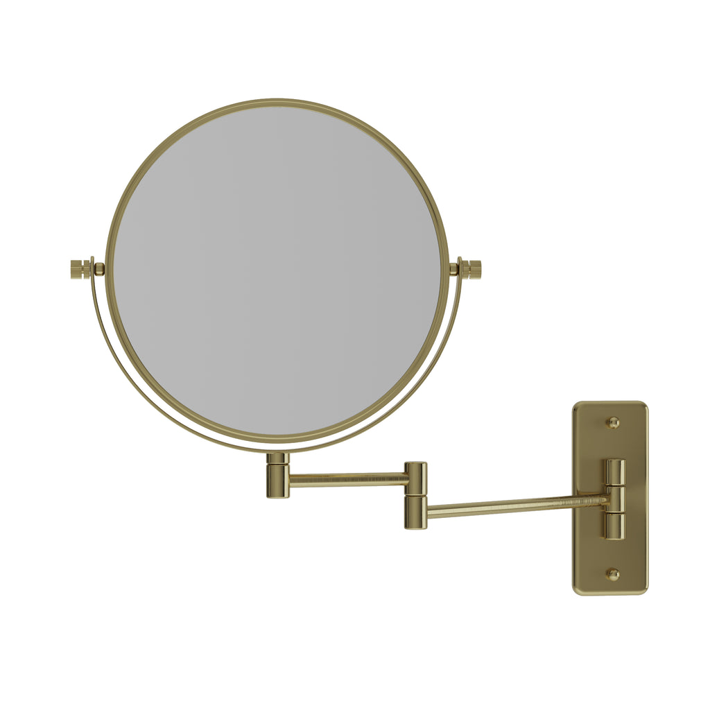 Thermogroup Ablaze Non-Lit Magnifying Mirror - Brushed Brass