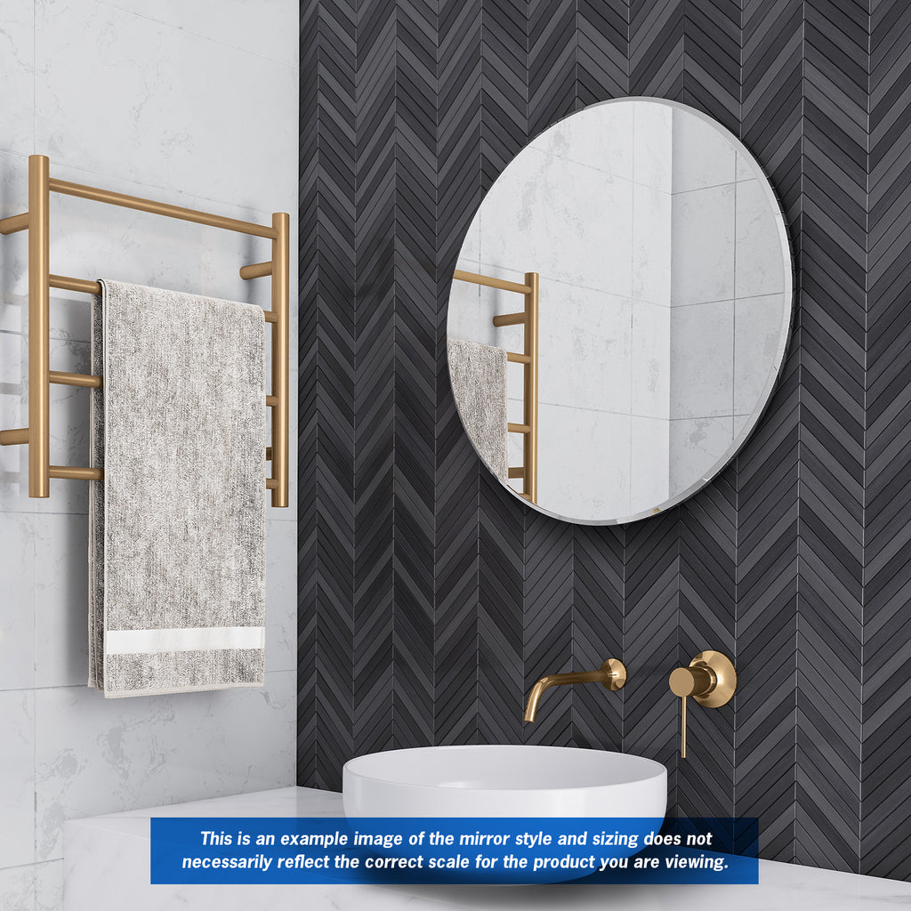 Thermogroup Ablaze Round 18mm Bevel Edge Mirror with Demister