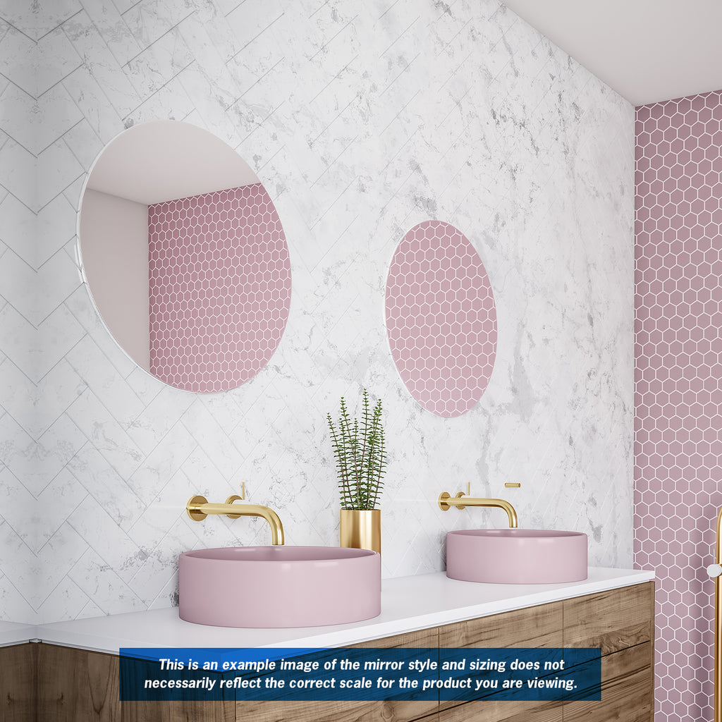 Thermogroup Ablaze Round Polished Edge Mirror with Demister