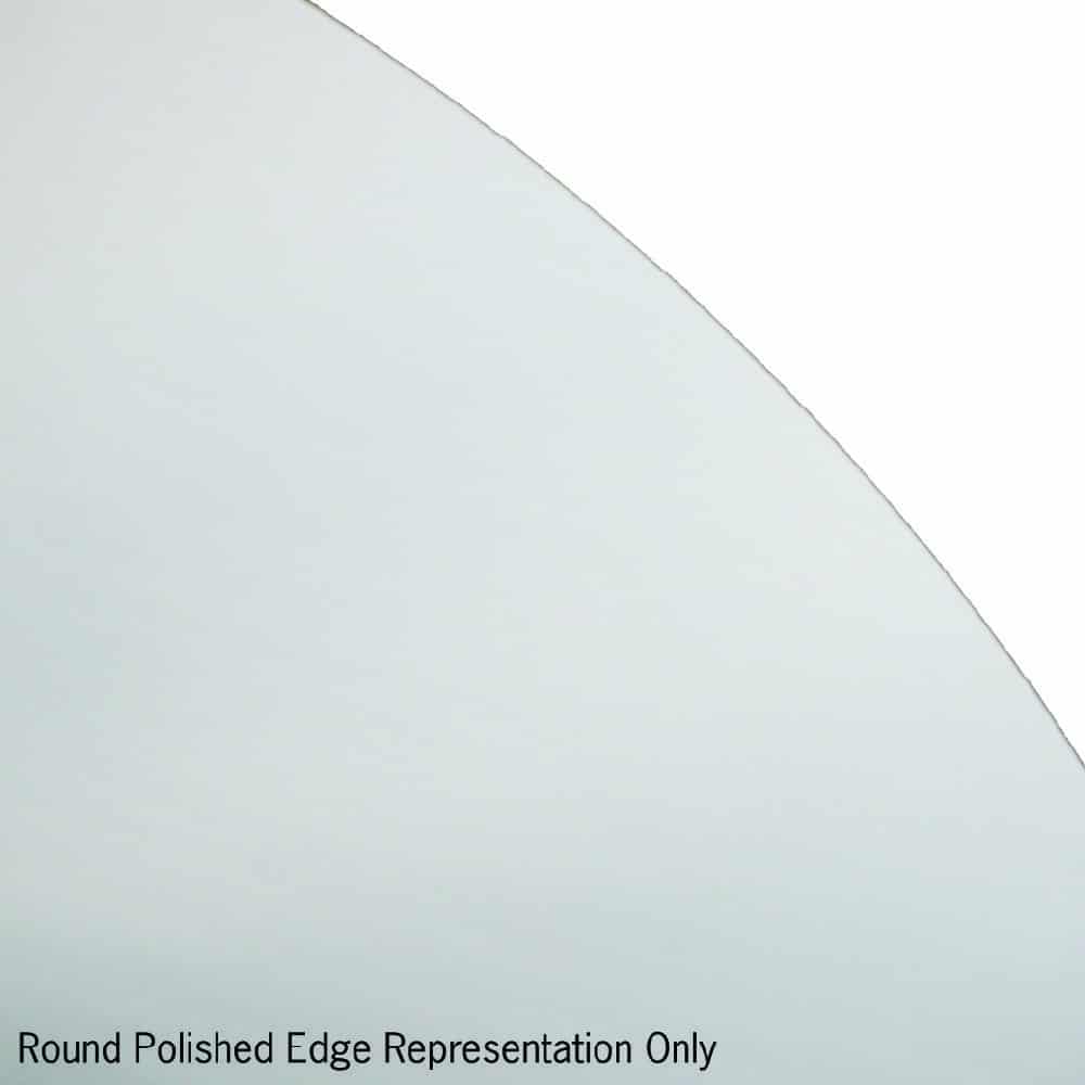 Thermogroup Ablaze Round Polished Edge Mirror with Demister