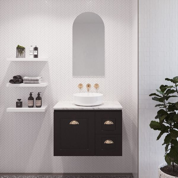 Timberline Nevada Classic Wall Hung Vanity with Silksurface Top and Basin