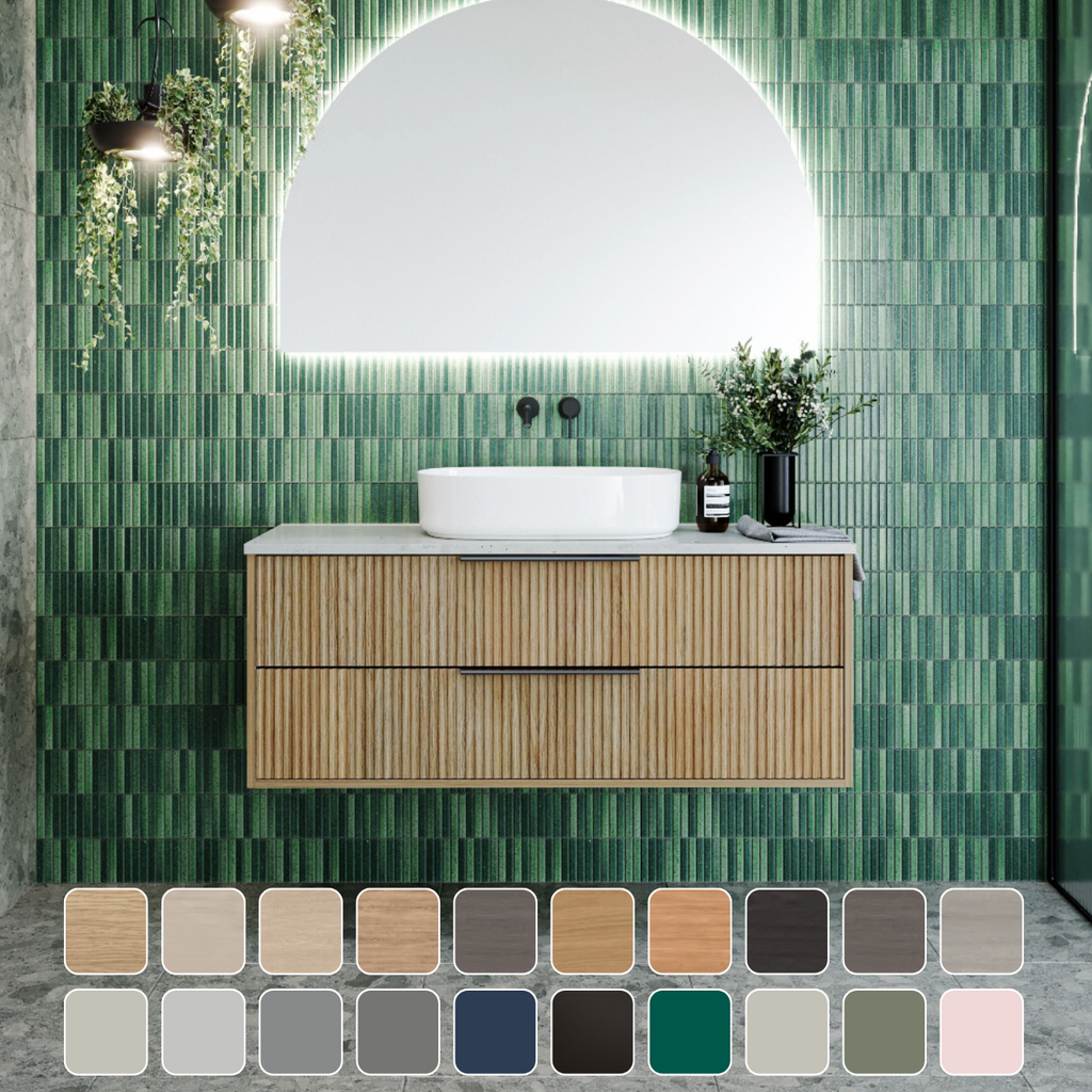 Timberline Emmett Dockland Wall Hung Vanity With Above Counter Basin