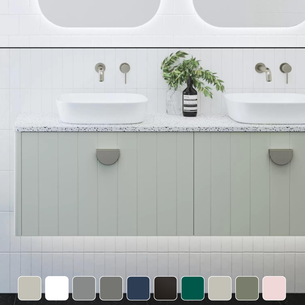 Timberline Saba Wall Hung Vanity With Under Counter Basin