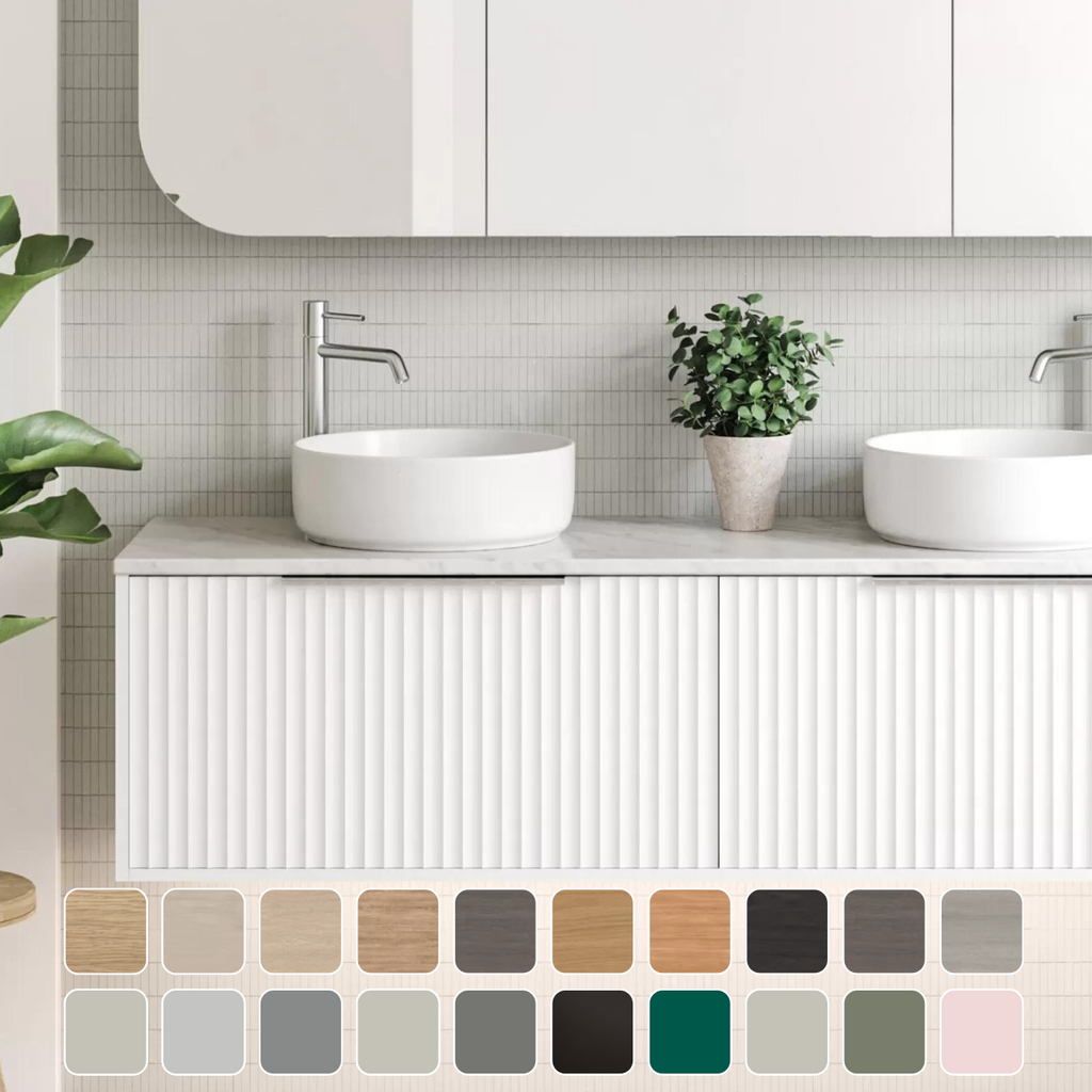 Timberline Elwood Dockland Wall Hung Vanity With Above Counter Basin