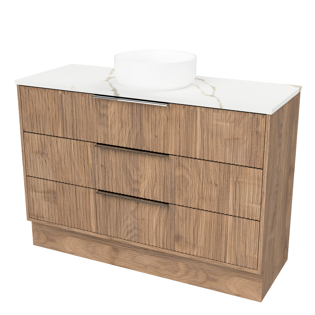 Timberline Emmett Dockland Floor Standing Vanity With Above Counter Basin