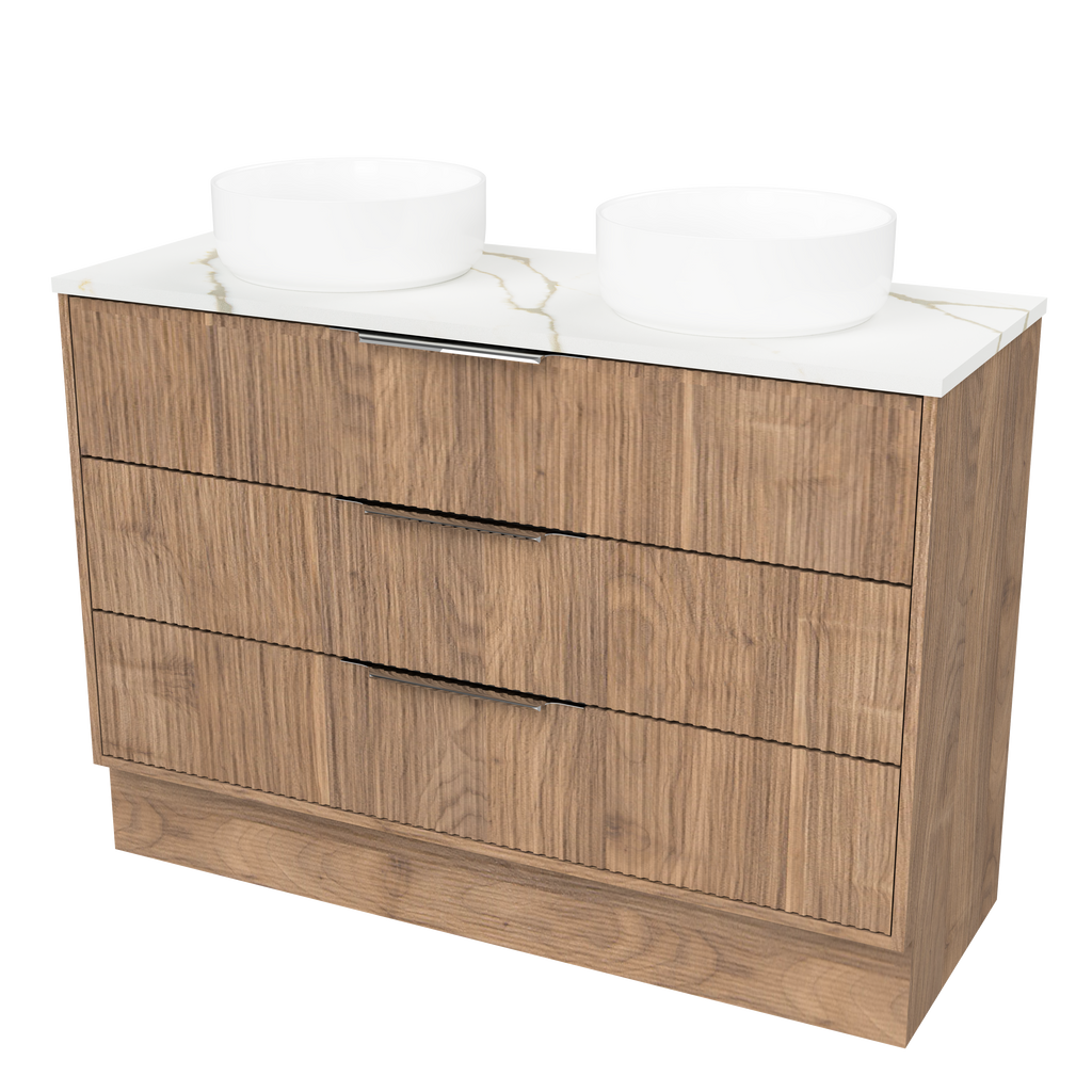 Timberline Emmett Dockland Floor Standing Vanity With Above Counter Basin