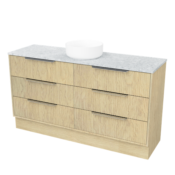 Timberline Emmett Dockland Floor Standing Vanity With Above Counter Basin