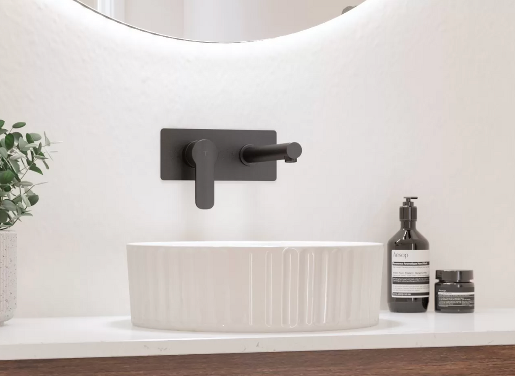 Timberline Allure Fluted Above Counter Basin - Matte White