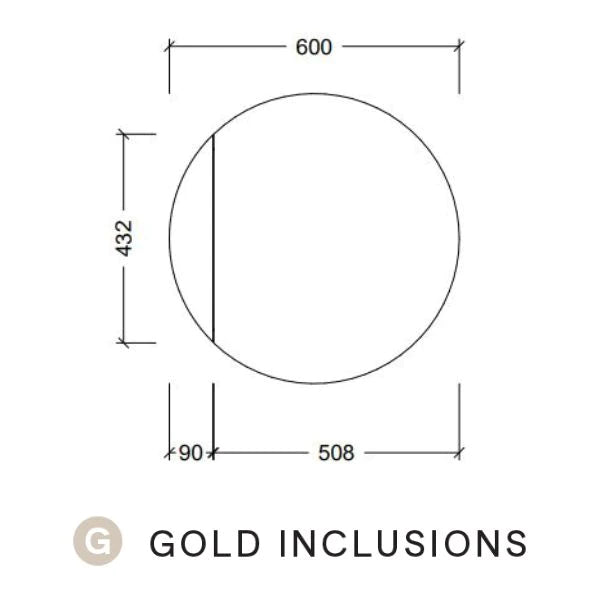 Timberline Havana Shaving Cabinet