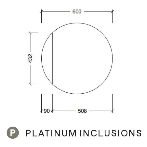 Timberline Havana Shaving Cabinet