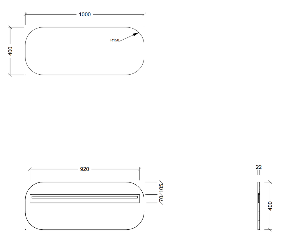 Timberline Jazz Arch Mirror