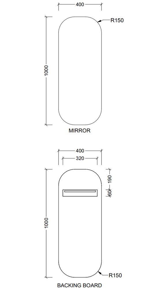 Timberline Jazz Arch Mirror