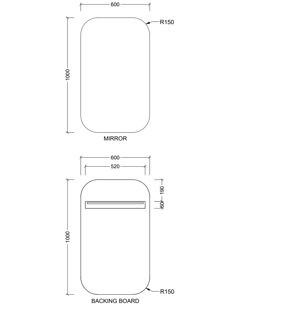 Timberline Jazz Arch Mirror