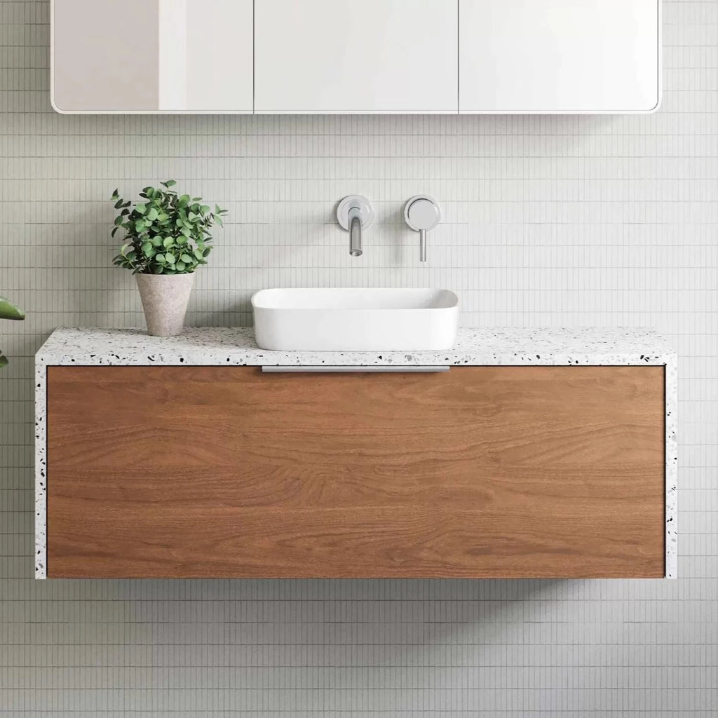 Timberline Ainsworth Wall Hung Vanity with Silksurface Top & Basin