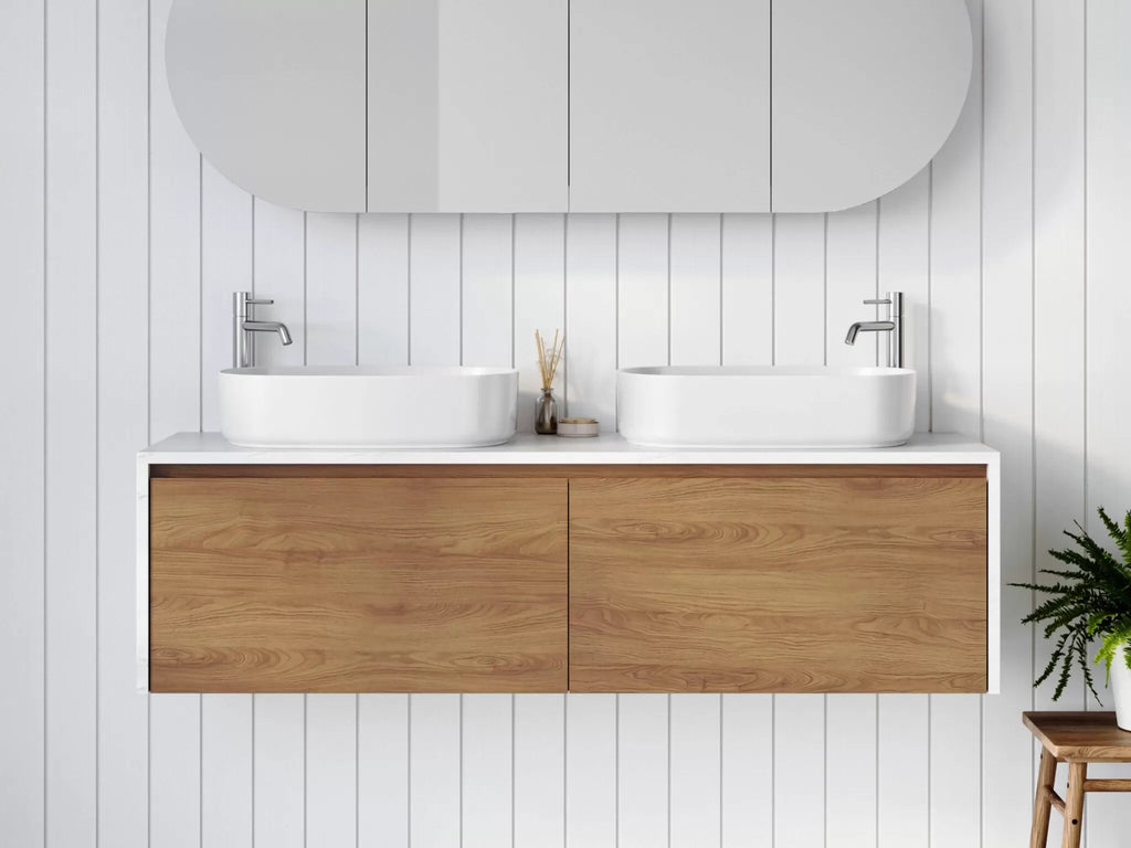 Timberline Ainsworth Wall Hung Vanity with Silksurface Top & Basin