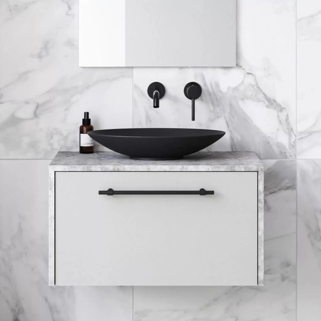 Timberline Ainsworth Wall Hung Vanity with Silksurface Top & Basin