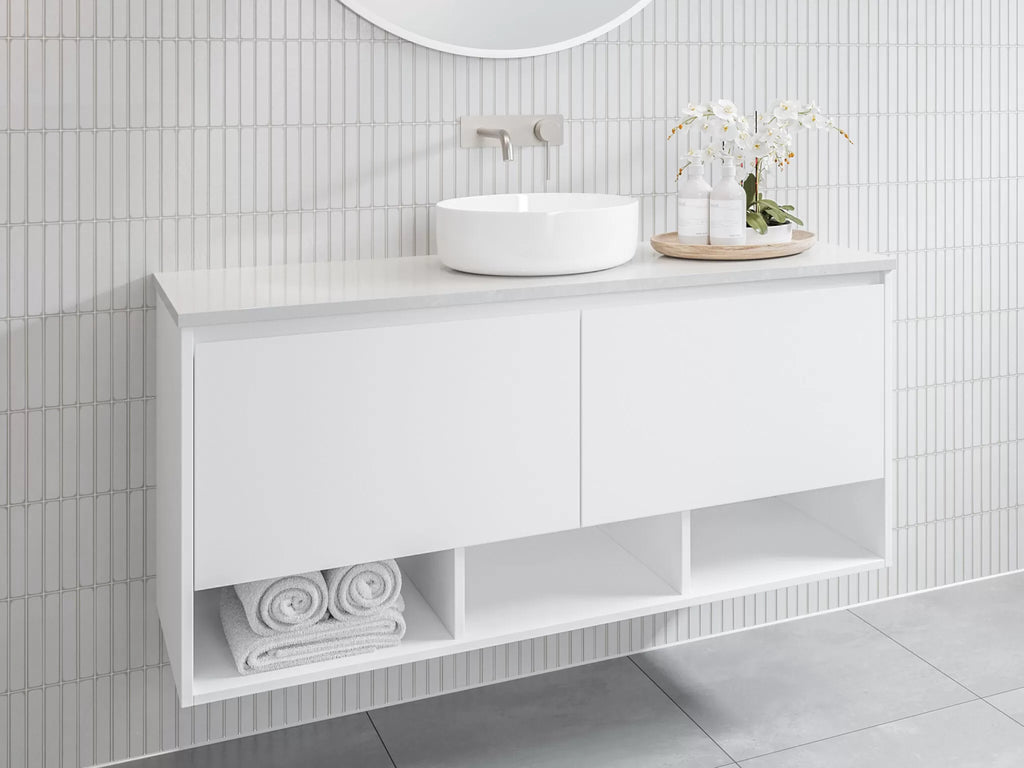 Timberline Kansas Wall Hung Vanity with Above Counter Basin