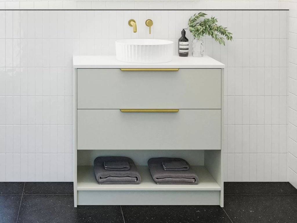 Timberline Kansas Wall Hung Vanity with Above Counter Basin