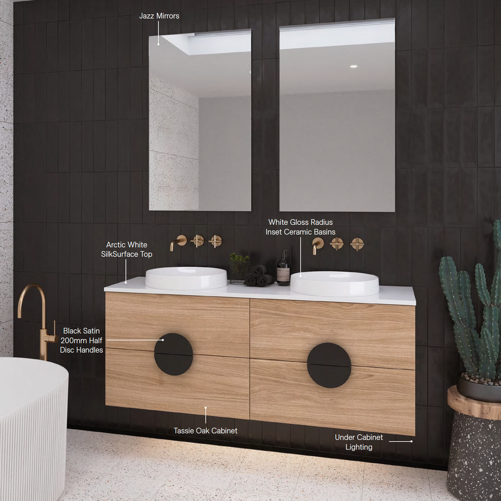 Timberline Oxbow Wall Hung Vanity with Basin