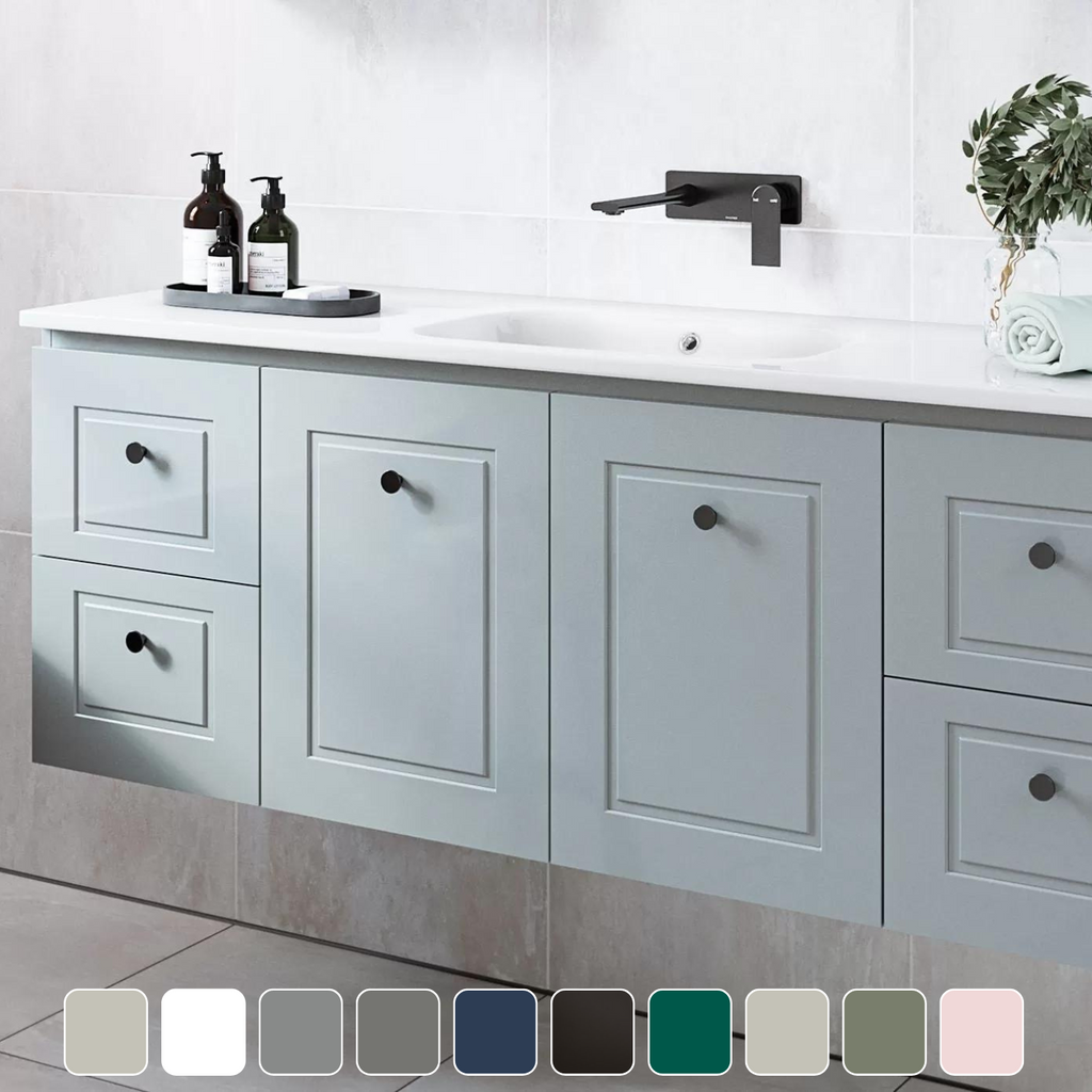 Timberline Nevada Classic Wall Hung Vanity Alpha Ceramic Basin Top