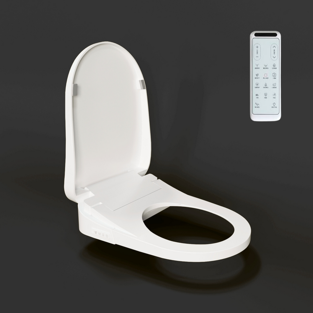 Enno Premium Electric Smart Bidet Toilet Seat With Remote - Gloss White