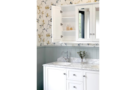 Turner Hastings Coventry 150 x 56 Coventry 75x55 White Vanity with Marble Top